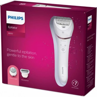 Епілятори серії Philips 8000 - це ефективна і одночасно дбайлива епіляція. Всьог. . фото 8