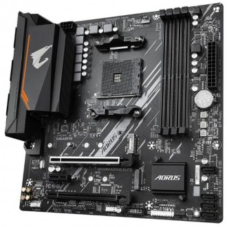 Материнська плата AORUS на базі чіпсета AMD B550, з цифровим VRM-модулем, порт і. . фото 4