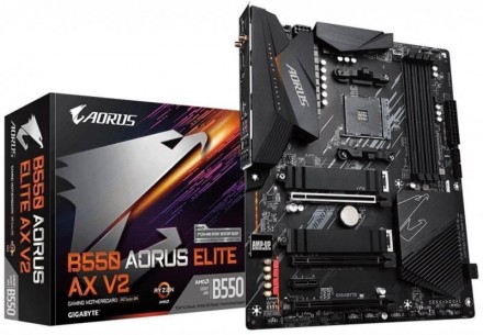Материнська плата Gigabyte B550 Aorus Elite AX V2 Socket AM4. Харьков. фото 1 Материнська плата Gigabyte B550 Aorus Elite AX V2 Socket AM4. Харьков. фото 1