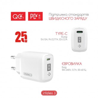 Intaleo TCGQPD125 потужністю 25 Вт. – це найкраще рішення для заряду ваших гадже. . фото 7