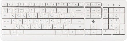 Клавіатура бездротова 2E KS220 WL Ukr White (2E-KS220WW). Харьков. фото 1 Клавіатура бездротова 2E KS220 WL Ukr White (2E-KS220WW). Харьков. фото 1