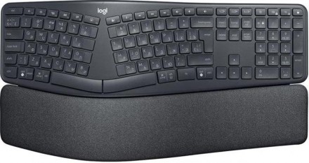 Клавіатура бездротова Logitech Ergo K860 Bluetooth/Wireless UA Black (920-010108. Харьков. фото 1 Клавіатура бездротова Logitech Ergo K860 Bluetooth/Wireless UA Black (920-010108. Харьков. фото 1