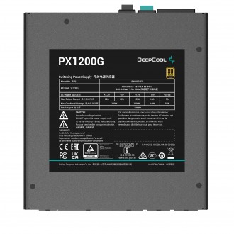 DeepCool PX1200G — це новий блок живлення, який відповідає найновішому стандарту. . фото 6