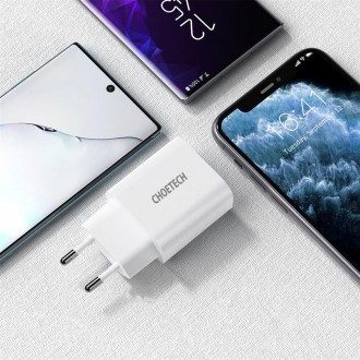 Настінний зарядний пристрій Choetech USB Type C 20W Power Delivery 3A (Q5004) Це. . фото 4