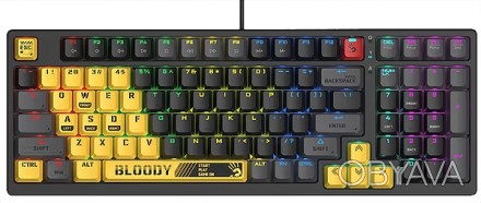 Клавіатура A4Tech S98 Bloody Sports Lime