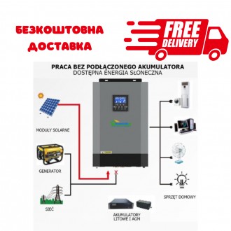 Сонячний фотоелектричний інвертор OFF-GRID PWM3KW50A PWM 3 KW + WiFi. Львів. фото 1 Сонячний фотоелектричний інвертор OFF-GRID PWM3KW50A PWM 3 KW + WiFi. Львів. фото 1