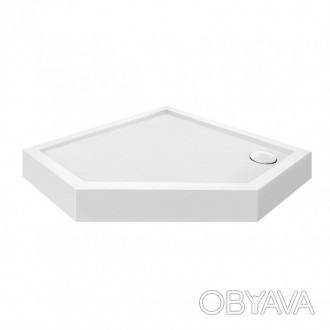 Душевой поддон Qtap Diamond 301112 100x100x12 см + сифон
