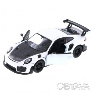 Металлическая машинка KINSMART KT5408W 1:36 PORSCHE 911 GT2 RS инерционная-колле. . фото 1