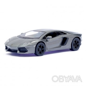 Металлическая машинка KINSMART KT5355W 1:38 LAMBORGHINI AVENTADOR LP 700-4 инерц. . фото 1