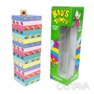 Игра «Kid`s Tower» (30863) создана на основе классической «башни», в которой игр. . фото 1