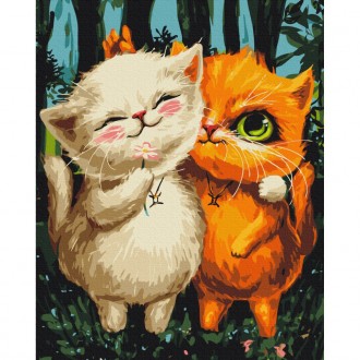 Картина по номерам "Котики Близнецы" ©Марианна Пащук BS54086, 40x50 см. Рогатин. фото 1 Картина по номерам "Котики Близнецы" ©Марианна Пащук BS54086, 40x50 см. Рогатин. фото 1
