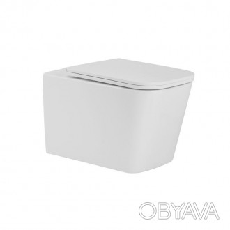 Современный напольный унитаз Qtap Tern QT17223303AW безбачковый Ultra Quiet стан. . фото 1