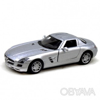 Стильная машина Kinsmart KT5349W Mercedes-Benz SLS AMG с реалистичным дизайном, . . фото 1