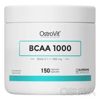  OstroVit BCAA 1000 дієтична добавка, що містить найякісніші амінокислоти BCAA з. . фото 1