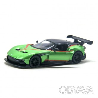 Металлическая машинка KINSMART KT5407FW 1:38 Aston Martin Vulcan With Print инер. . фото 1