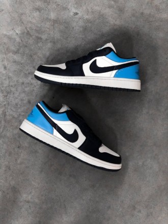 Кроссовки мужские синие Jordan 1 Retro Low (06698). Київ. фото 1 Кроссовки мужские синие Jordan 1 Retro Low (06698). Київ. фото 1