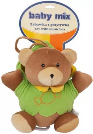 Плюшевая музыкальная детская игрушка-подвеска на коляску мишка Baby Mix, ребенку. Киев. фото 1 Плюшевая музыкальная детская игрушка-подвеска на коляску мишка Baby Mix, ребенку. Киев. фото 1