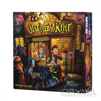 Настольная игра для всей семьи Овербукинг Fun Games, от 10 лет, 2-4 игрока, вре