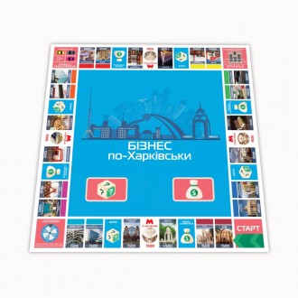 Економічна настільна гра (у грі 2 варіанти поля)
Головні відмінності від Монопол. . фото 5