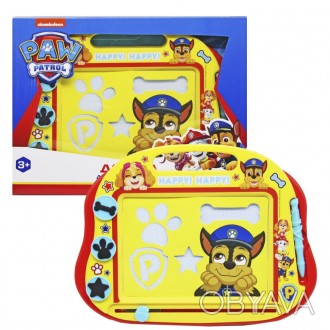 Магнитная доска для рисования Щенячий Патруль "Paw Patrol" Bambi, от 3 лет, желт. . фото 1 Магнитная досточка для рисования порадует ребёнка и подарит ему увлекательное за. . фото 1