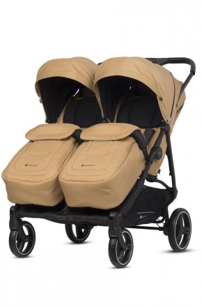 Коляска для двойни EasyGo Doblo 2024, Camel. Київ. фото 1 Коляска для двойни EasyGo Doblo 2024, Camel. Київ. фото 1