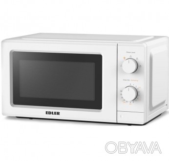 
Микроволновая печь Edler ED-MW7012W, White, 700W, 20 л, обычная (соло), 5 уровн. . фото 1