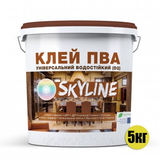 Поливинилацетатный клей SkyLine (Скайлайн) белый универсальный
Водно-дисперсионн. . фото 3