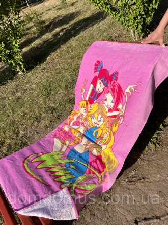 Пляжний рушник 75х150см. Туреччина. Winks pink. Одесса. фото 1 Пляжний рушник 75х150см. Туреччина. Winks pink. Одесса. фото 1