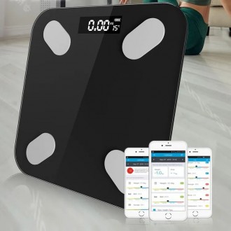 Електронні ваги для підлоги Domotec MS-2017A, з додатком на телефон. . фото 3 Контролювати свою вагу та стежити за здоров’ям допоможуть ваги підлогові D. . фото 3