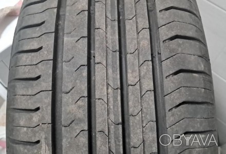 Продам комплект літньої резини Continental ContiEcocontakt 5 215/60 R17 96H стан. . фото 1