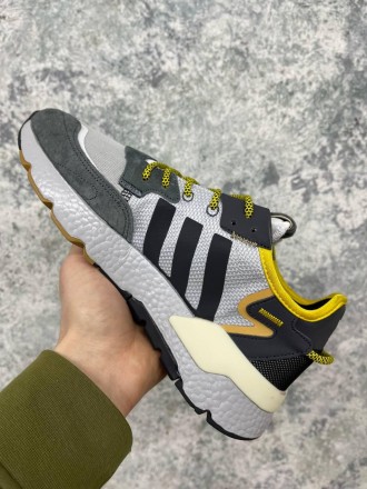 Кроссовки мужские серые Adidas Nite Jogger 
Эти серые Адидас Найт Джоггер идеаль. . фото 7