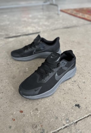 Кроссовки мужские черные Nike Zoom Air Running Black Grey 
Мужские кроссовки Най. . фото 10