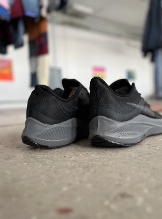 Кроссовки мужские черные Nike Zoom Air Running Black Grey 
Мужские кроссовки Най. . фото 5