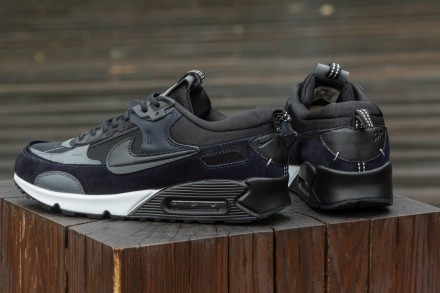 Кроссовки мужские черные Nike Air Max 90 Futura Black Blue
Черные мужские кроссо. . фото 9