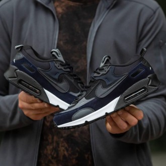 Кроссовки мужские черные Nike Air Max 90 Futura Black Blue
Черные мужские кроссо. . фото 7