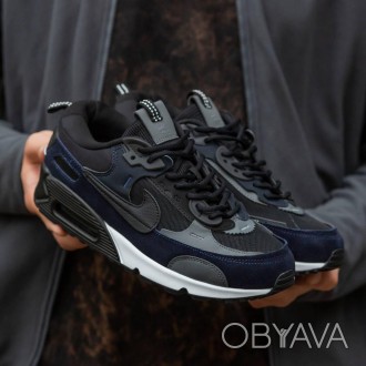 Кроссовки мужские черные Nike Air Max 90 Futura Black Blue
Черные мужские кроссо. . фото 1