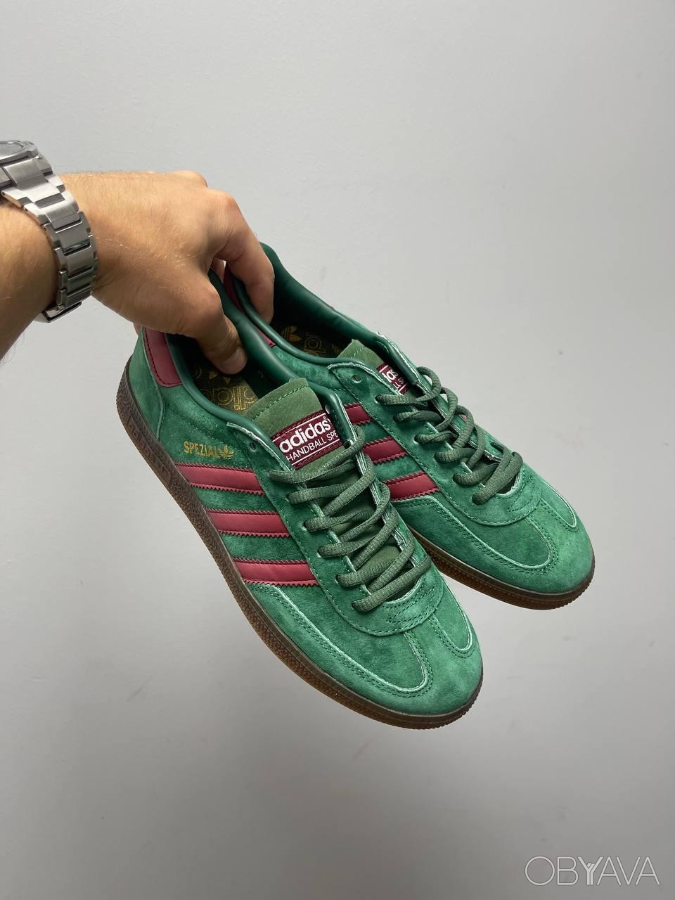 ᐈ Кроссовки мужские зеленые Adidas Handball Spezial Green (13003) ᐈ ...