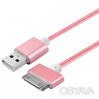 Kабель USB — 30pin (4/4s) используется для подключения iPhone 5, iPod nano 7g ил. . фото 1