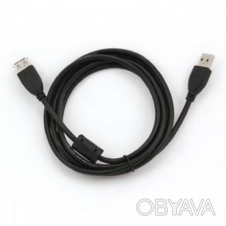 Кабель CCF-USB2-AMAF-6, USB 2.0 A-папа / A-мама, 1.8 м з ферритовой серцевиною.. . фото 1