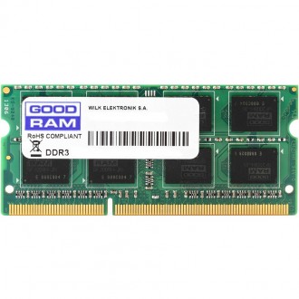 Модуль пам`ятi SO-DIMM 8GB/1600 DDR3 GOODRAM (GR1600S364L11/8G). Харьков. фото 1 Модуль пам`ятi SO-DIMM 8GB/1600 DDR3 GOODRAM (GR1600S364L11/8G). Харьков. фото 1