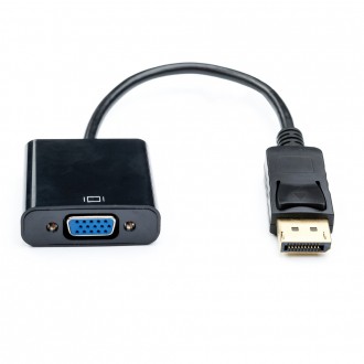 Перехідник DisplayPort to VGA Atcom (16851) може використовуватися як подовжувач. . фото 2