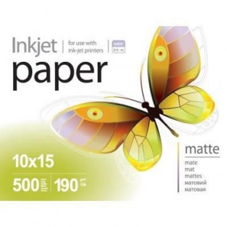 Фотопапiр PrintPro матовий 190г/м2 10x15см 500арк. (PME1905004R). Харків. фото 1 Фотопапiр PrintPro матовий 190г/м2 10x15см 500арк. (PME1905004R). Харків. фото 1