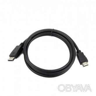 Кабель Displayport (вилка) - HDMI (A-вилка)Вбудований чіп-конвертор сигналівAWG . . фото 1