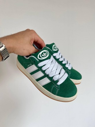 Кроссовки мужские зеленые Adidas Campus Dark Green White
Мужские кроссовки Адида. . фото 8