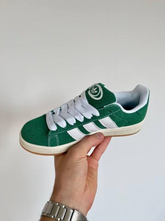 Кроссовки мужские зеленые Adidas Campus Dark Green White
Мужские кроссовки Адида. . фото 7