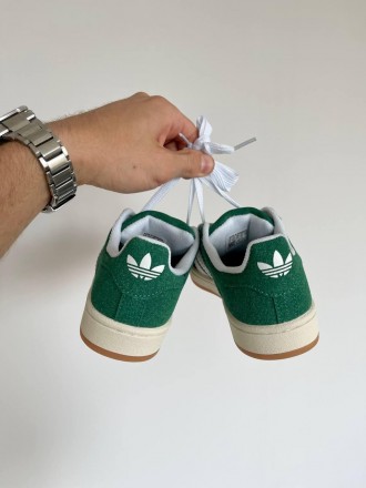 Кроссовки мужские зеленые Adidas Campus Dark Green White
Мужские кроссовки Адида. . фото 11