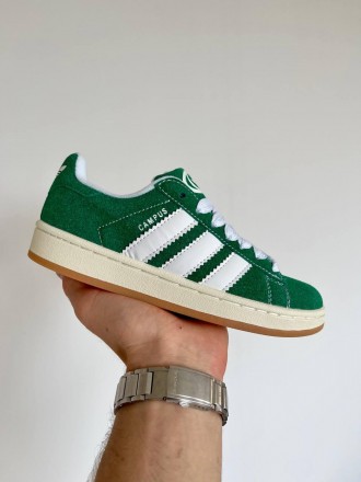 Кроссовки мужские зеленые Adidas Campus Dark Green White
Мужские кроссовки Адида. . фото 4