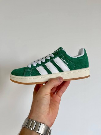 Кроссовки мужские зеленые Adidas Campus Dark Green White
Мужские кроссовки Адида. . фото 10