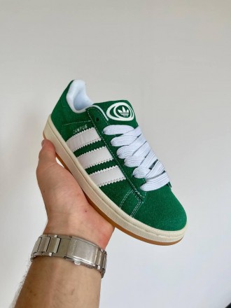 Кроссовки мужские зеленые Adidas Campus Dark Green White
Мужские кроссовки Адида. . фото 6