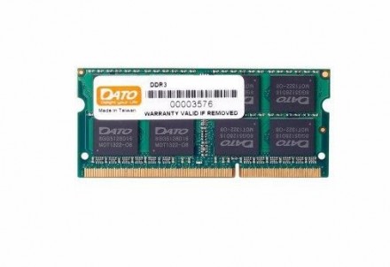 Модуль пам`ятi SO-DIMM 4GB/1600 DDR3 Dato (DT4G3DSDLD16). Харьков. фото 1 Модуль пам`ятi SO-DIMM 4GB/1600 DDR3 Dato (DT4G3DSDLD16). Харьков. фото 1
